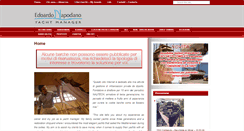 Desktop Screenshot of edoardonapodano.it